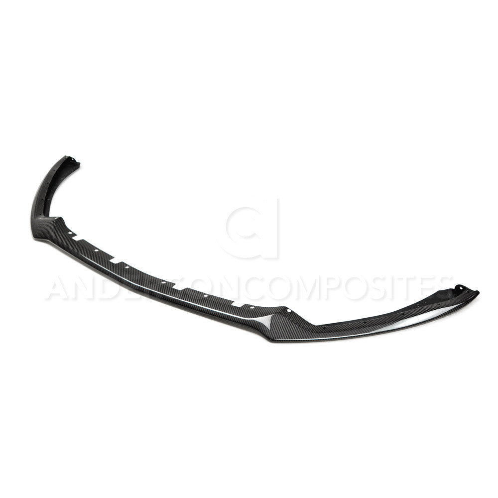 2015-2017 Ford Mustang Type AR Front Chin Splitter by Anderson Composites | Carbon Fiber Spoiler Lip | Enhanced Aerodynamics & Style | Perfect for Racing & Car Shows