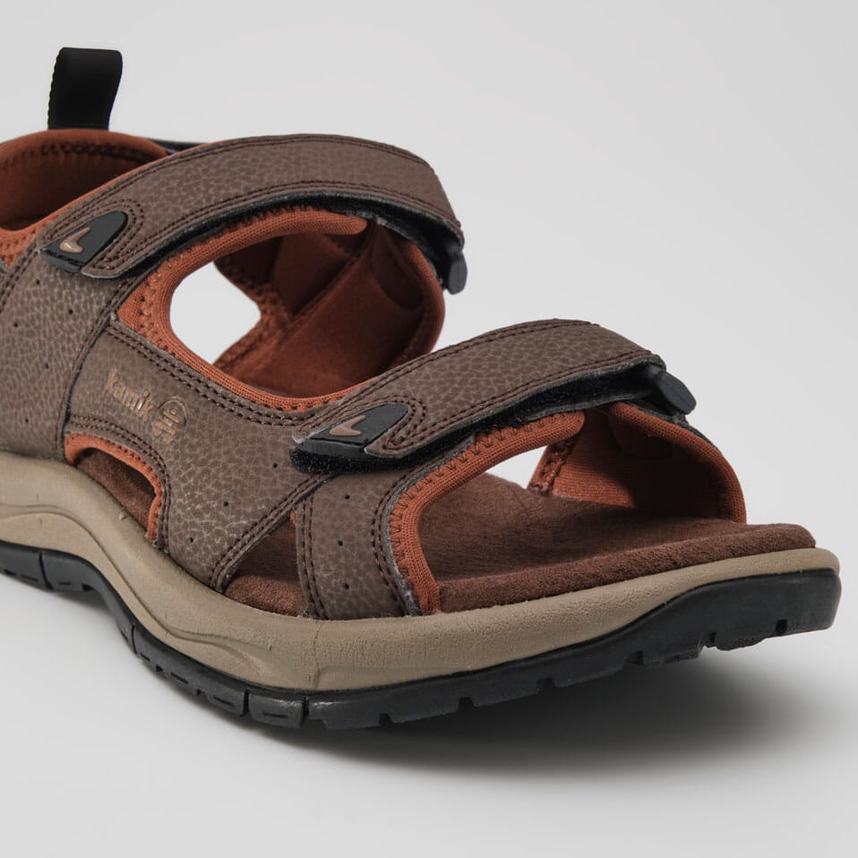 Kibo Men's Sandals - Comfortable Outdoor & Beach Sandals for Summer Walking, Hiking, and Travel