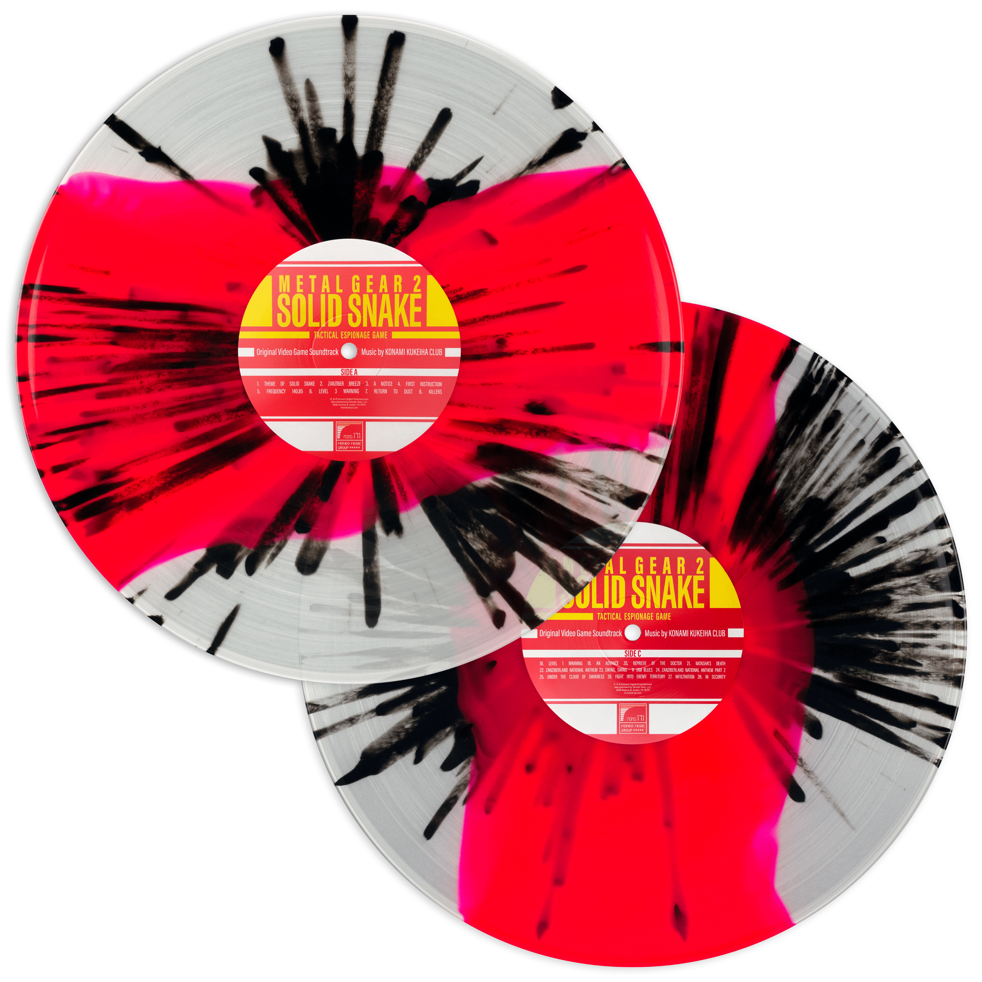 Metal Gear 2: Solid Snake Original Video Game Soundtrack 2XLP Vinyl Record - Perfect for Gaming Enthusiasts & Retro Collectors