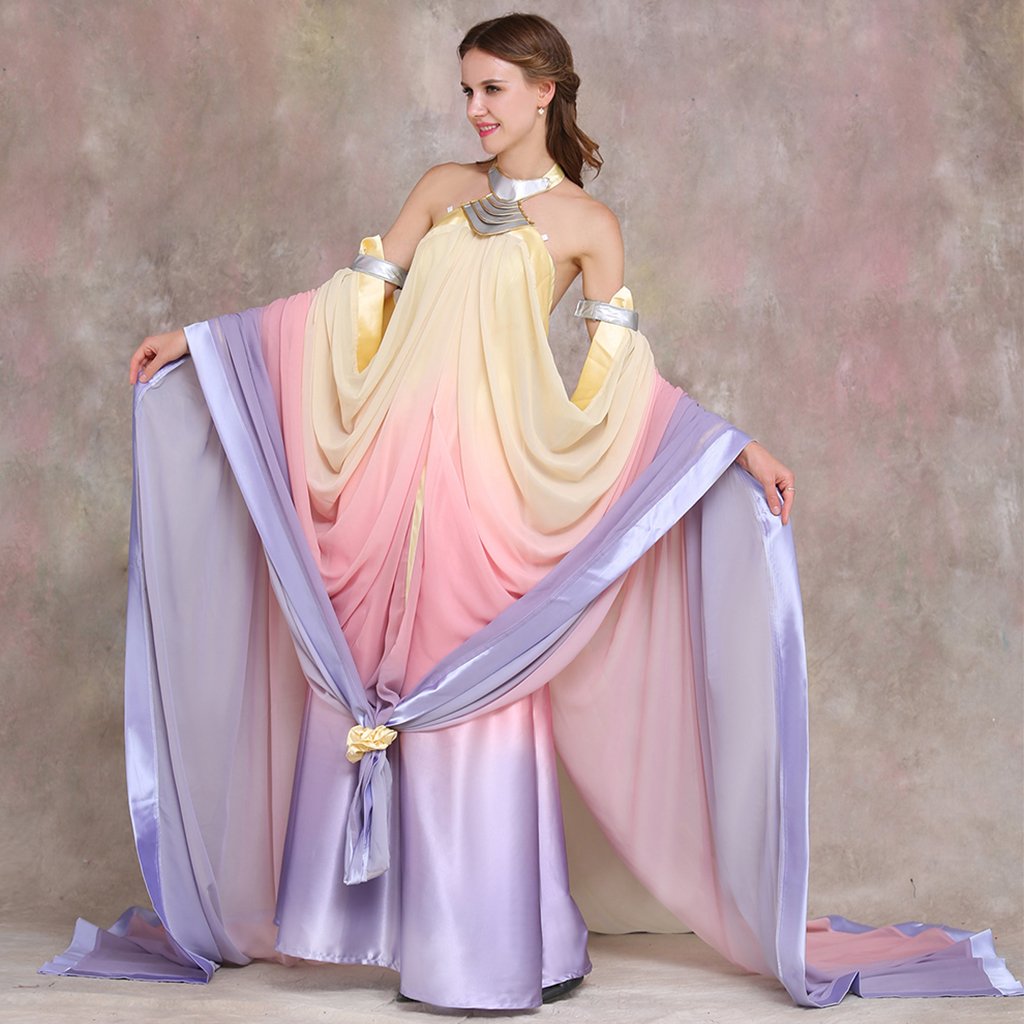Queen Padme Amidala Cosplay Dress for Women – DIY Costume for Star Wars Fans | Perfect for Halloween, Cosplay Events & Themed Parties