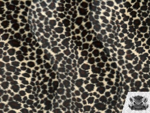 Velboa Faux Fur Cheetah Print Dark Brown Fabric by The Yard - Soft Plush Material for DIY Blankets, Costumes, and Home Decor Projects