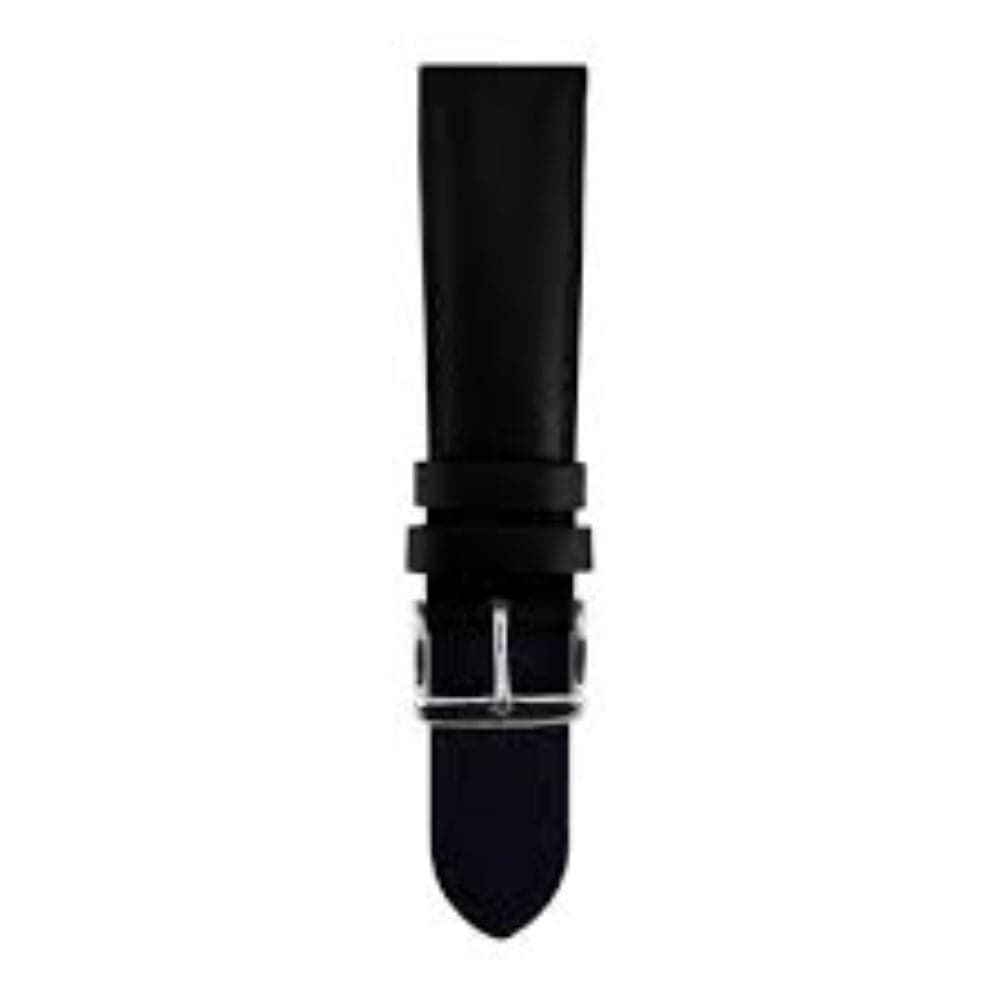 ARIES GOLD RICH BLACK AG L0019 20mm Genuine Leather Watch Strap - Premium Replacement Band for Men's Watches, Dress & Business Occasions