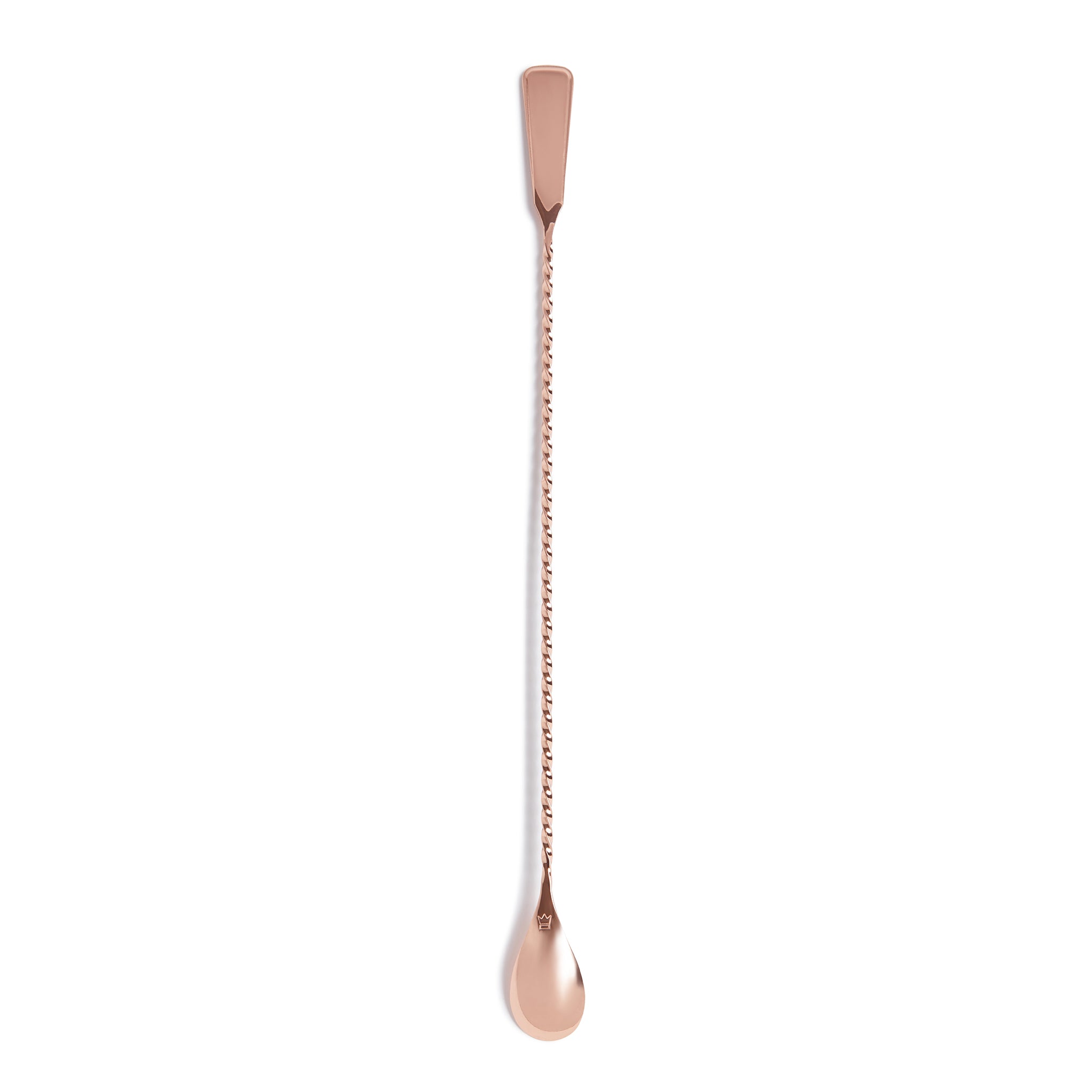 BROMLEY™ Copper Plated Bar Spoon 36cm - Premium Cocktail Mixing Tool for Bartenders & Home Bars