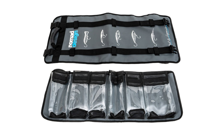 Nomad Large Lure Bags for Fishing - Durable Tackle Storage with Multiple Pockets - Perfect for Saltwater & Freshwater Anglers