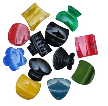 12-Pack Fashion Hair Claws for Women - Hair Clips, Clutches & Barrettes for Daily Styling - Perfect for Work, Gym, and Casual Outfits