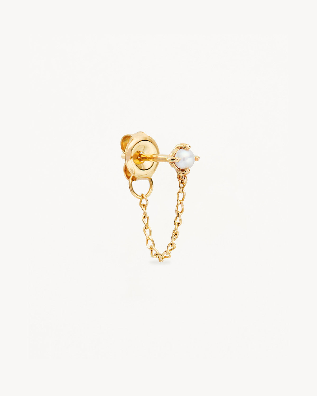 14K Solid Gold Peace Lover Chain Earrings for Women - Dainty Huggie Hoop Earrings with Peace Symbol Charm - Perfect for Everyday Wear, Gifts & Boho Style