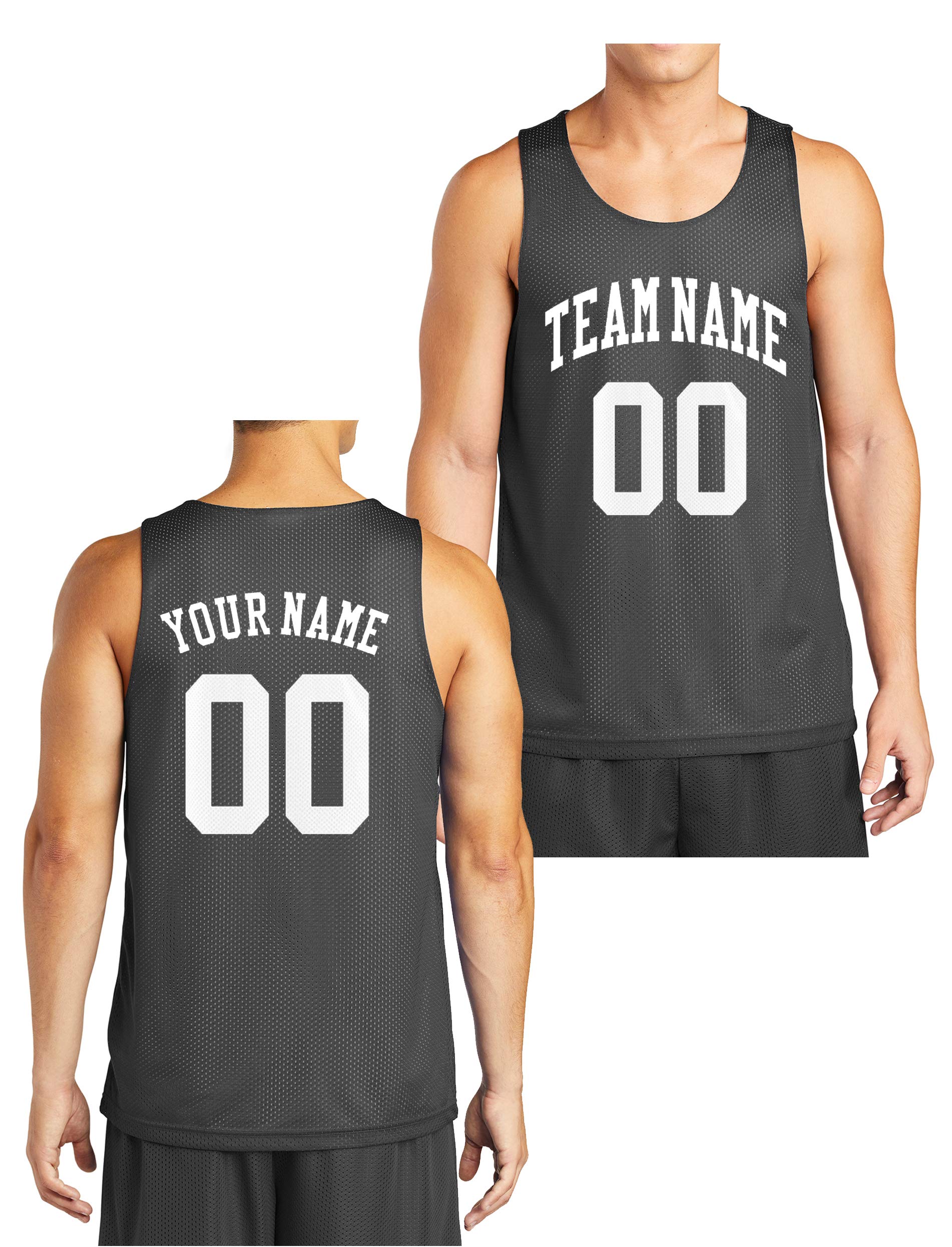 Custom Reversible Basketball Jersey - Front & Back Design for Men & Women - Perfect for Team Sports, Training & Casual Wear