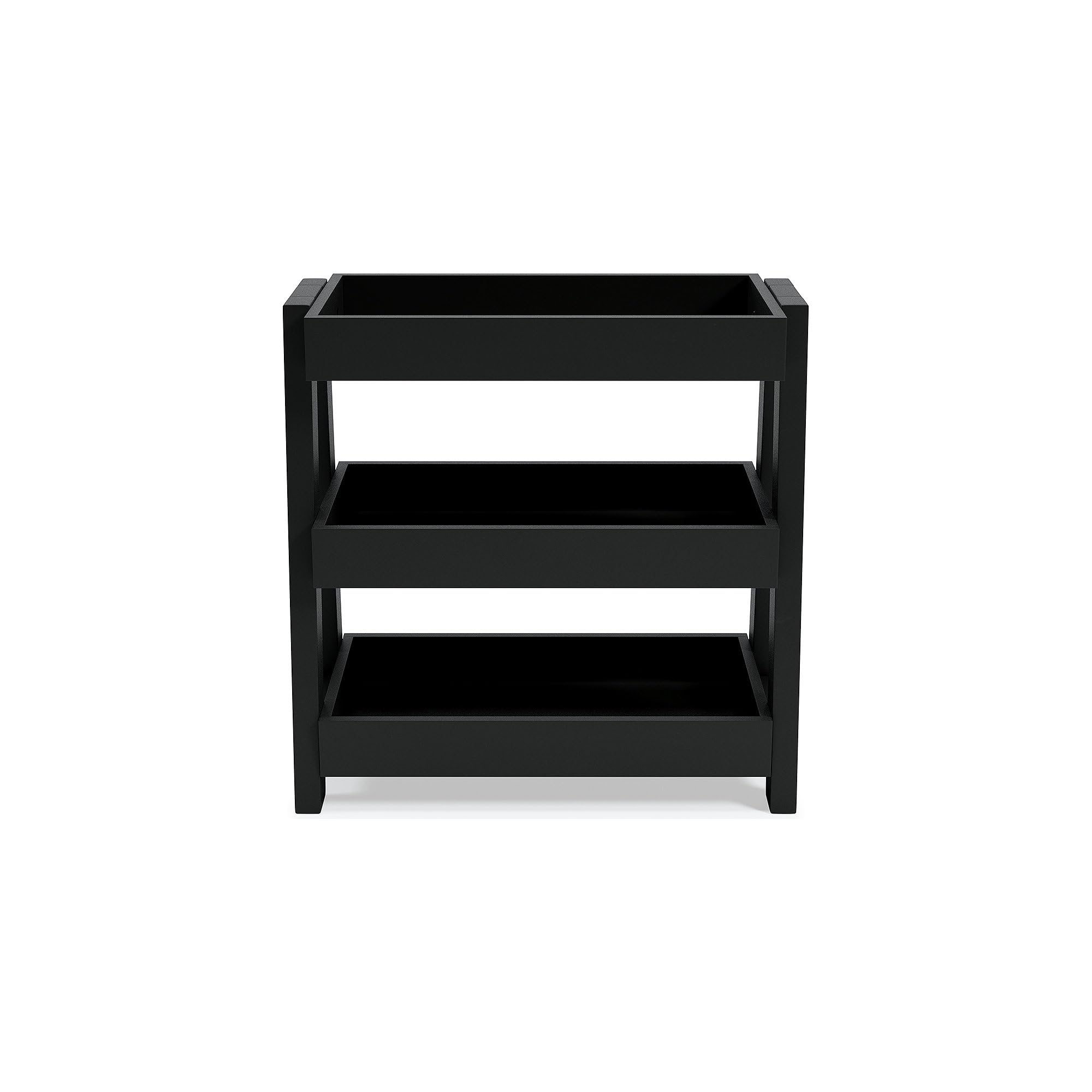 Signature Design by Ashley Blariden Modern Kids' Accent Shelf - Charcoal Gray | Stylish Storage for Bedroom, Playroom & Nursery Decor