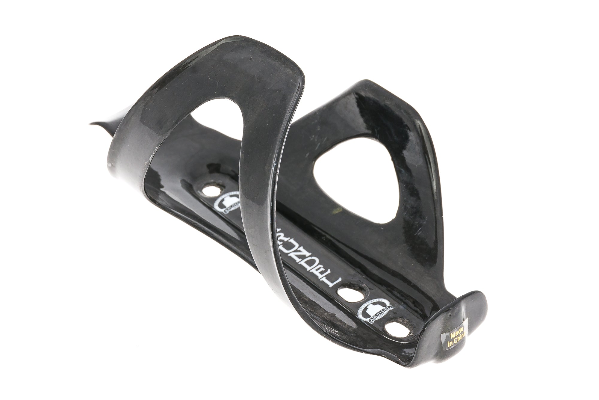 Arundel OtherSideLoader Carbon Fiber Water Bottle Cage - Uni Weave Glossy Finish | Lightweight & Durable Bike Accessory for Road Cycling, Mountain Biking & Triathlons