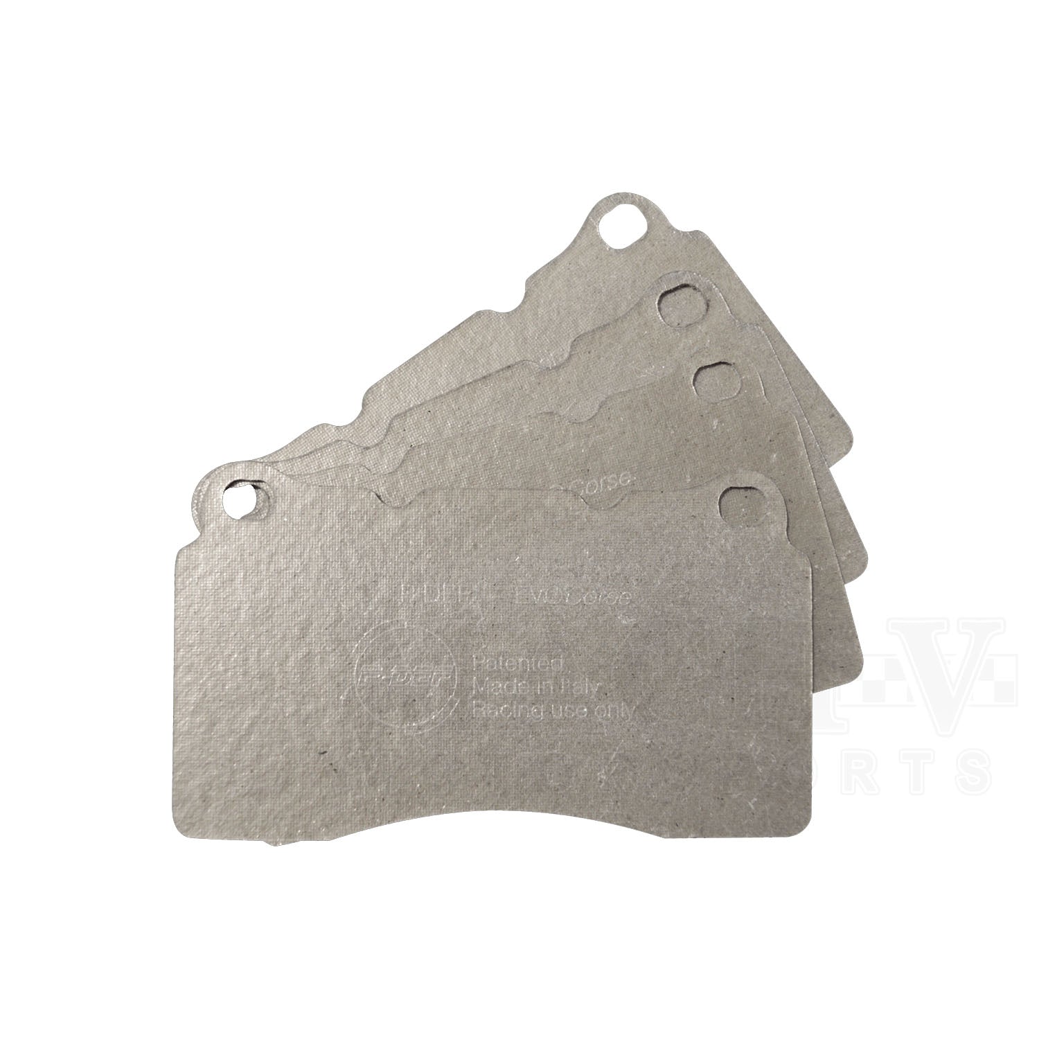 Evo Corse High Performance Brake Pad Heat Shields for Subaru STI 2015-2017 - Perfect for Track Days & High-Speed Driving