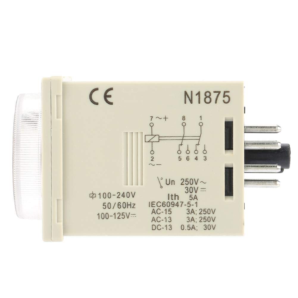 01 Repeat Cycle Timer - Waterproof Time Delay Relay with Large Contact Capacity & Stable Performance for Remote Control, Communication, Automation & Industrial Applications