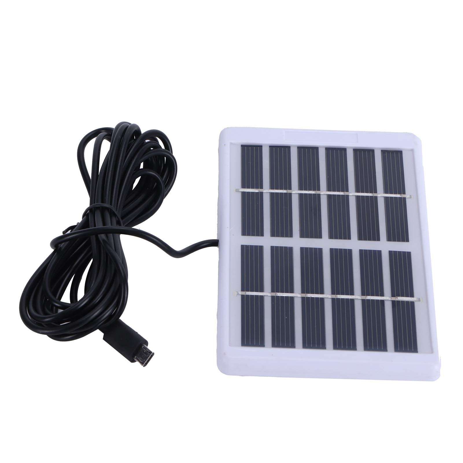 1.2W 6V Solar Panel Battery Charger - Polycrystalline Silicon with Corrosion Resistance & Mini USB Port - Ideal for Home Lighting, Outdoor Camping, and Low-Power Devices
