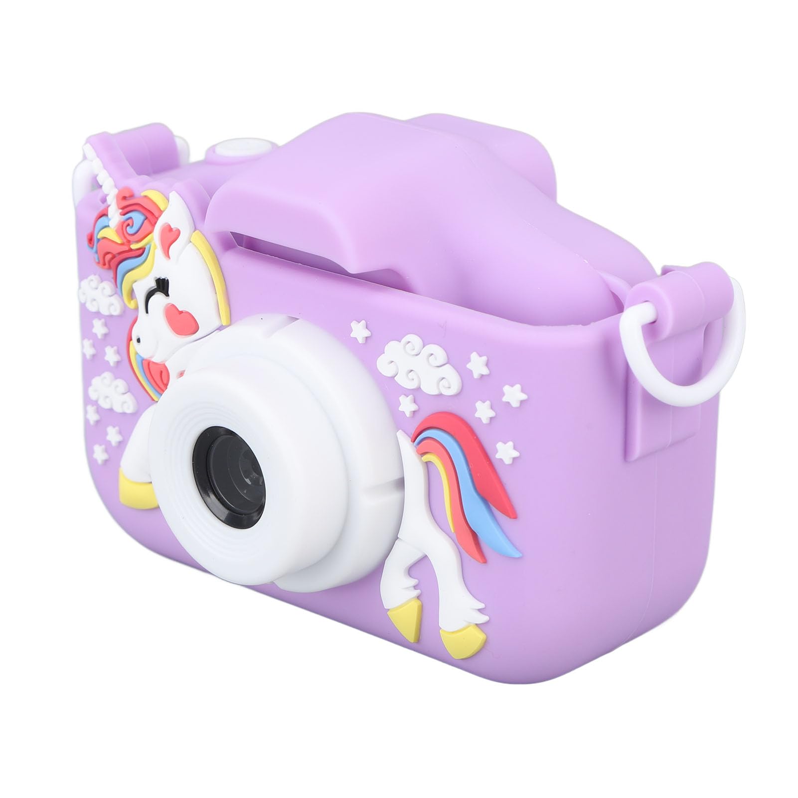 Kids Digital Selfie Camera - HD Video Recording, Fun Games & Music, Perfect Toy for Toddlers & Children (Purple) | Great for Birthday Gifts, Travel, Playtime & Creative Learning