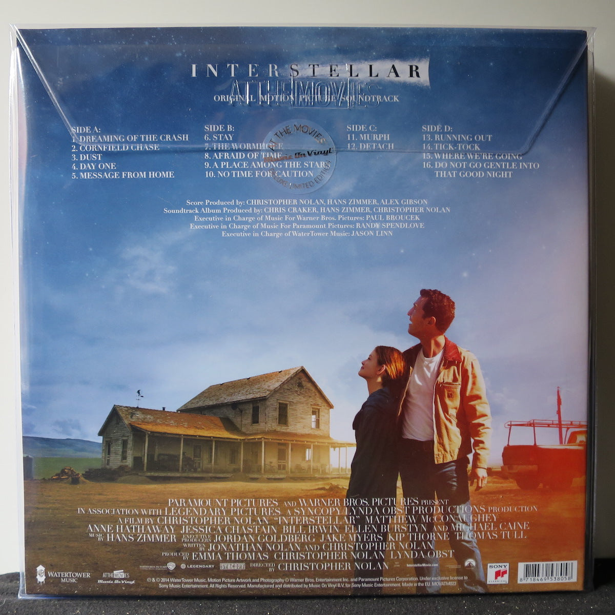 INTERSTELLAR Movie Soundtrack by Hans Zimmer - 180g Black Vinyl 2LP Record - Perfect for Film Music Collectors & Sci-Fi Fans