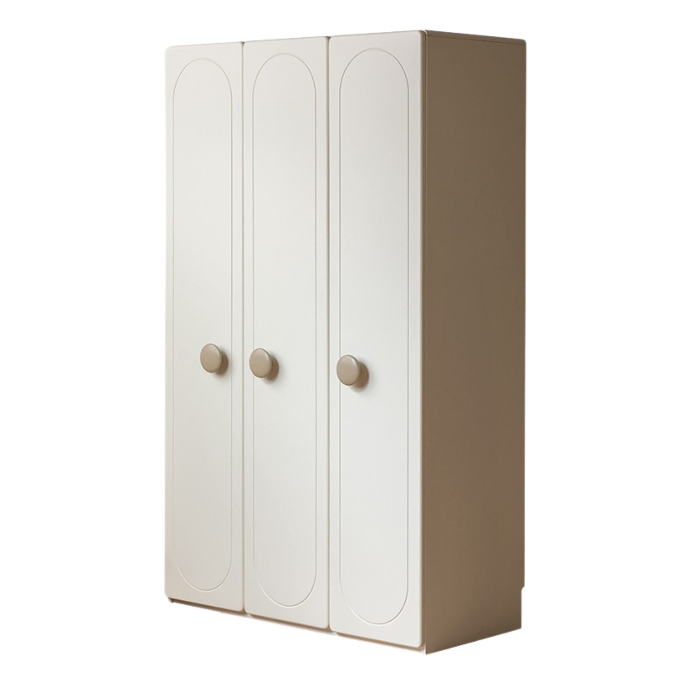 47.2x21.6x78.7 inch / 120x55x200cm / Warm white / children's three-door wardrobe