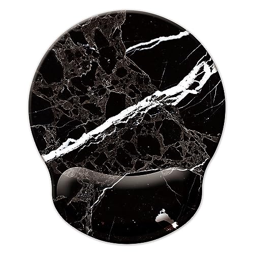 Black white marble