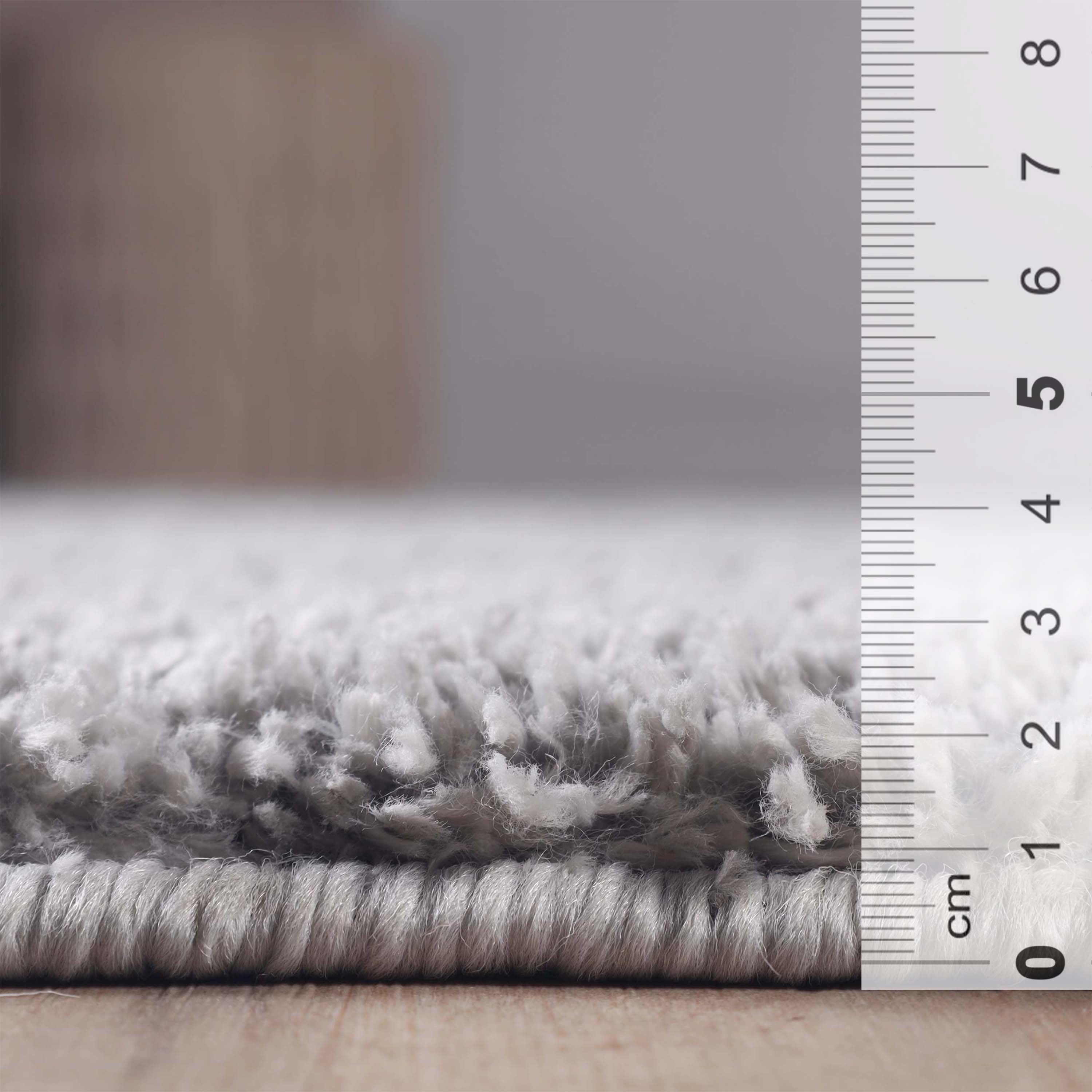 Berlin Solid Indoor Plush Shag Runner Rug - Soft Area Rug for Living Room, Bedroom, Nursery - Non-Slip Comfortable Floor Mat for Home Decor