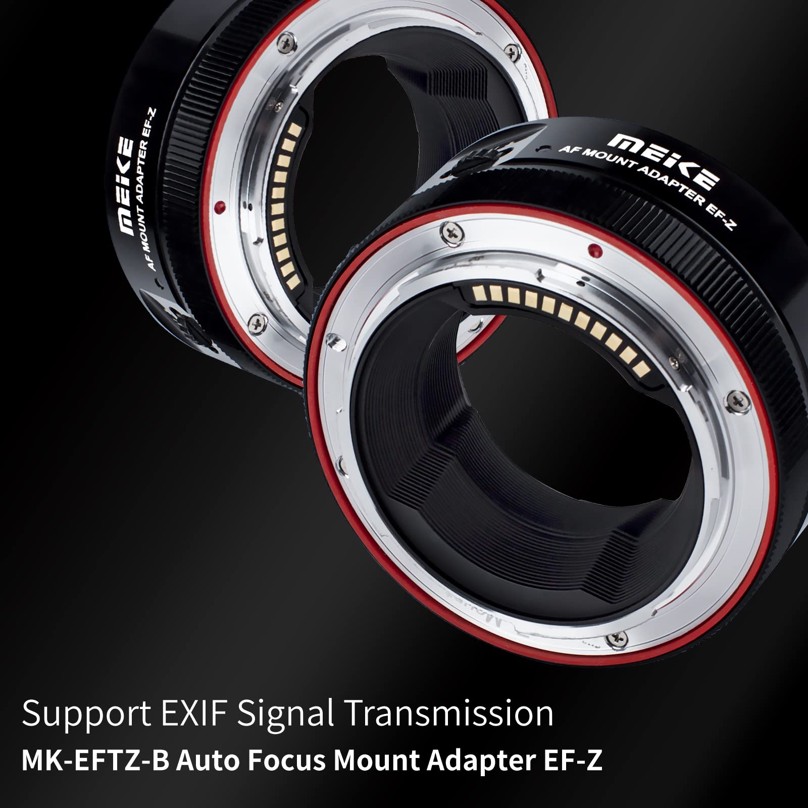 Meike MK-EFTZ Auto-Focus Mount Adapter - Canon EF/EF-S Lens to Nikon Z5 Z6 Z7 Z50 Z6II Z7II Camera Adapter - Perfect for Photography & Videography
