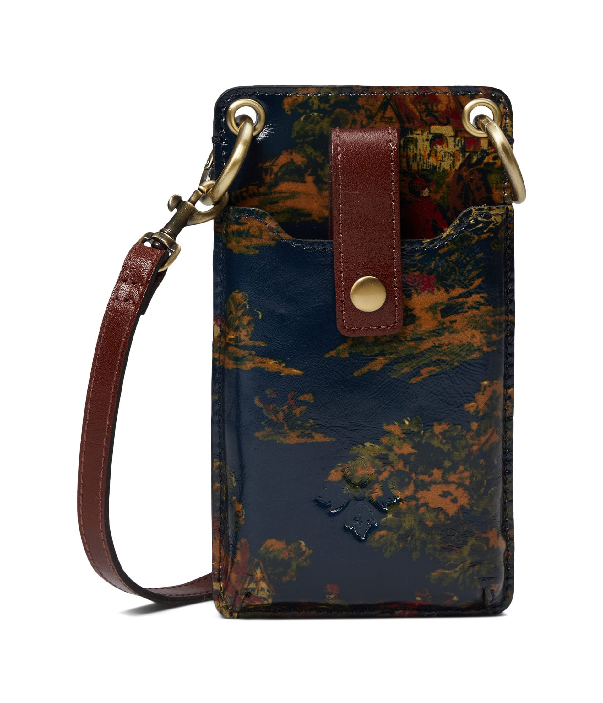 Patricia Nash Farleigh Phone Crossbody Bag - Kent Countryside Design, Adjustable Strap, One Size - Perfect for Travel, Shopping & Everyday Use