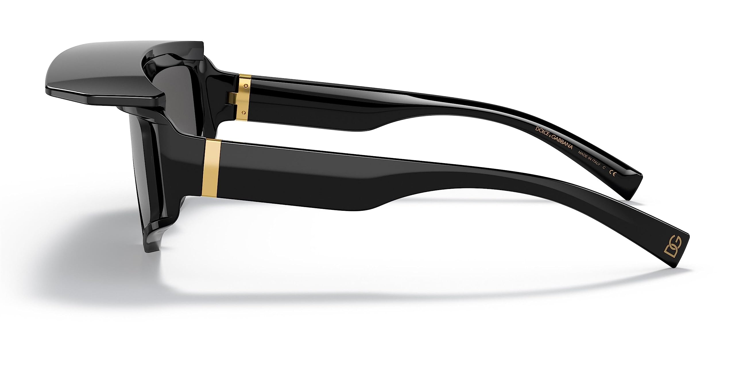 Dolce & Gabbana DG 6177 501/87 Black Sunglasses for Men & Women - UV Protection Luxury Fashion Shades for Beach, Driving & Outdoor Activities