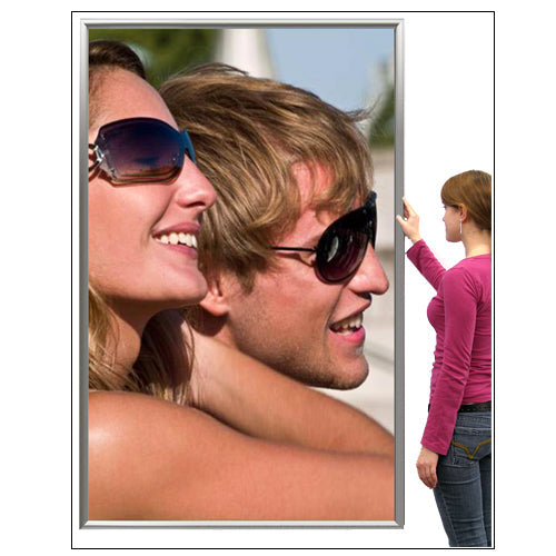 84x96 Extra Large Poster Snap Frames - 1 3/4 Inch Security Style Aluminum Frame for Trade Shows, Retail Displays & Home Decor