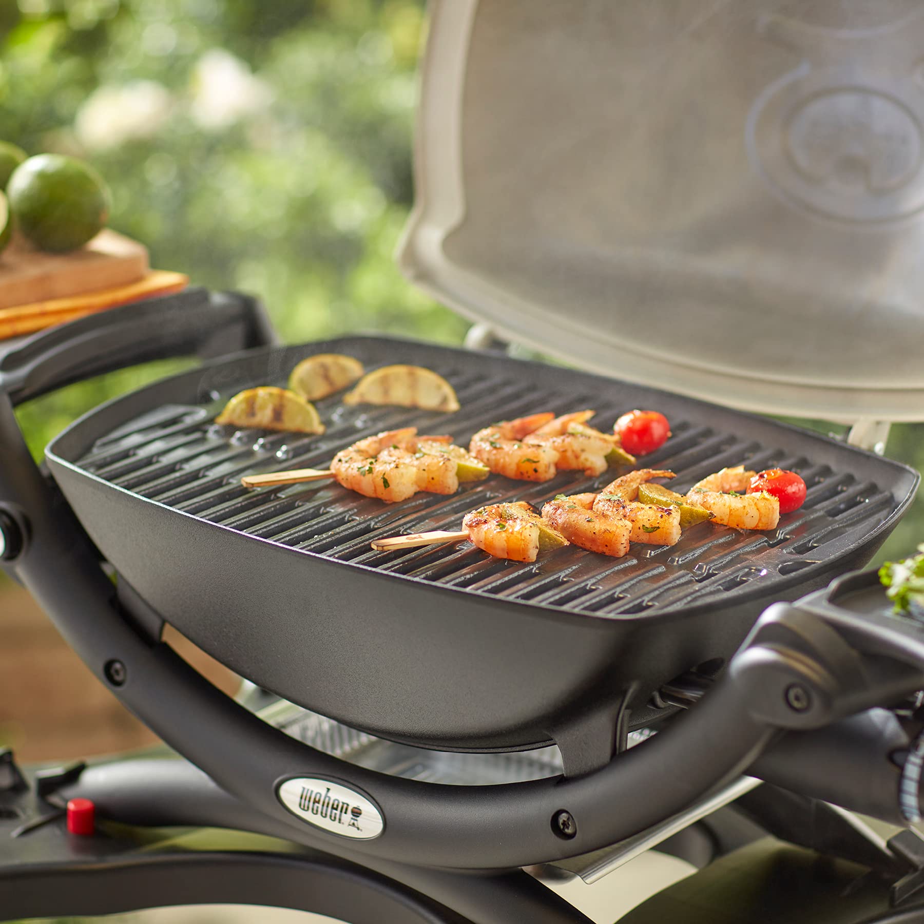 Weber 7644 Porcelain-Enameled Cast-Iron Cooking Grates - 30 x 4.4 x 44.2 cm - Durable BBQ Grill Grates for Weber Gas Grills - Perfect for Backyard Grilling, Camping & Outdoor Cooking