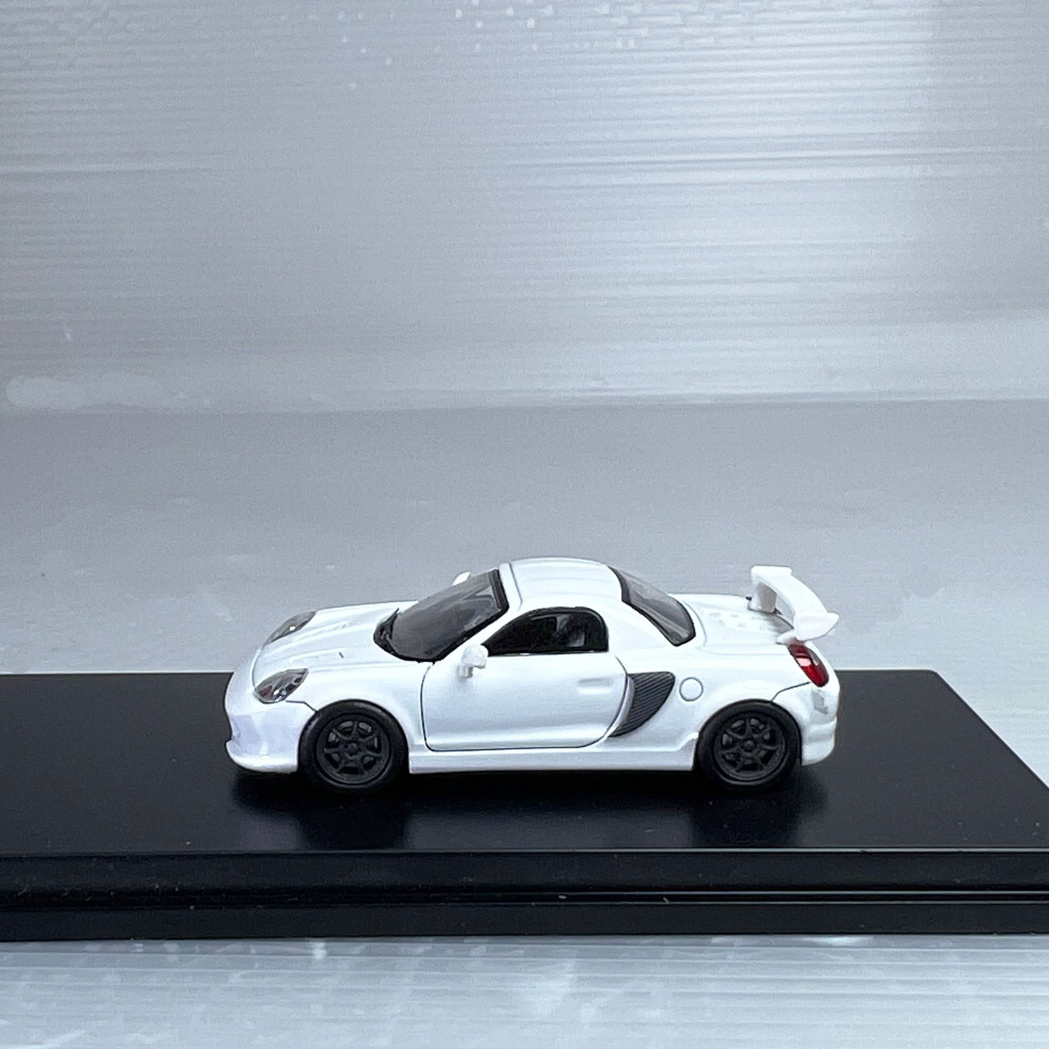 1:64 Scale Toyota MR-S 1999 White Custom Diecast Model Car - Perfect for Collectors, Display, and Racing Enthusiasts