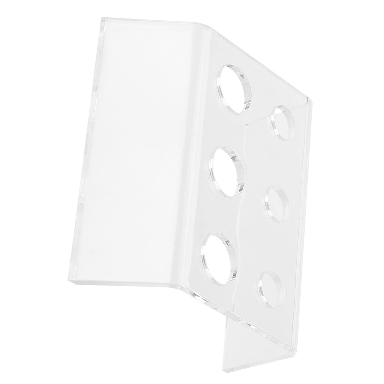 6-Hole Acrylic Tattoo Ink Cup Holder Stand - Professional Pigment Cap Organizer for Tattoo Machines & Permanent Makeup Tools | Perfect for Tattoo Studios & Artists
