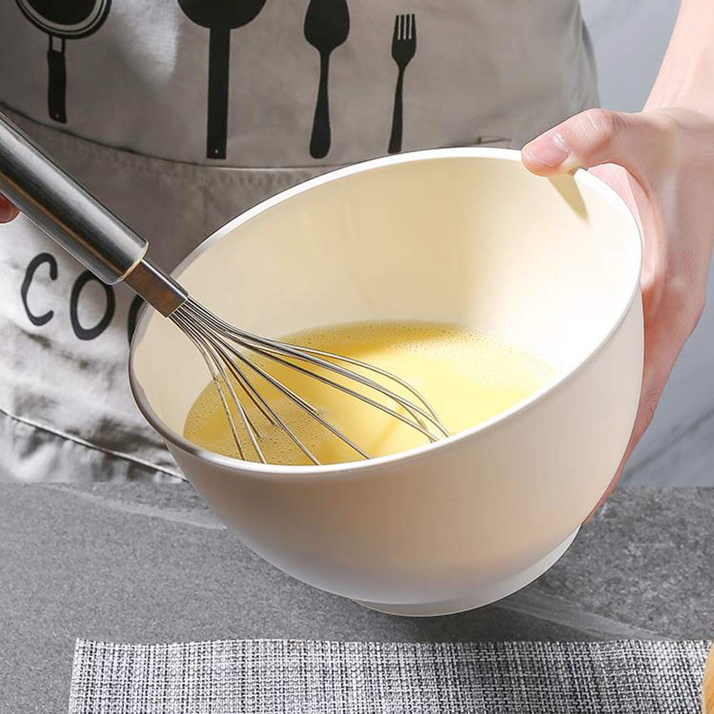 Upgraded Salad Cutter Bowl - Easy & Fast Fruit Vegetable Chopper with Hand Guard & Stainless Steel Straws | Perfect for Kitchen, Meal Prep, Healthy Eating & Quick Salad Making