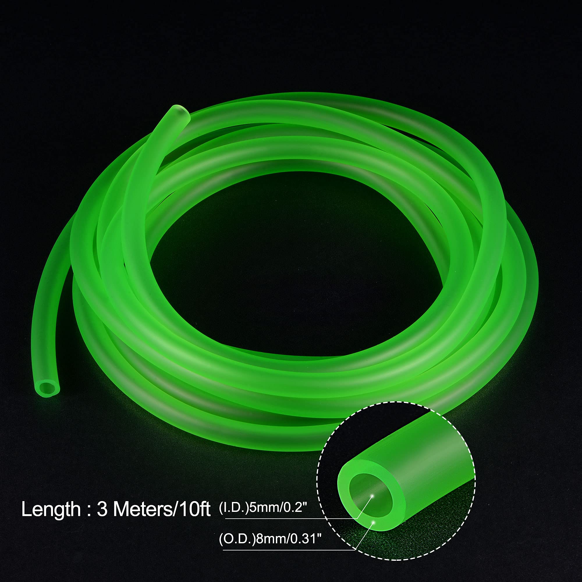 High-Quality MECCANIXITY PVC Petrol Fuel Line Hose 3/16
