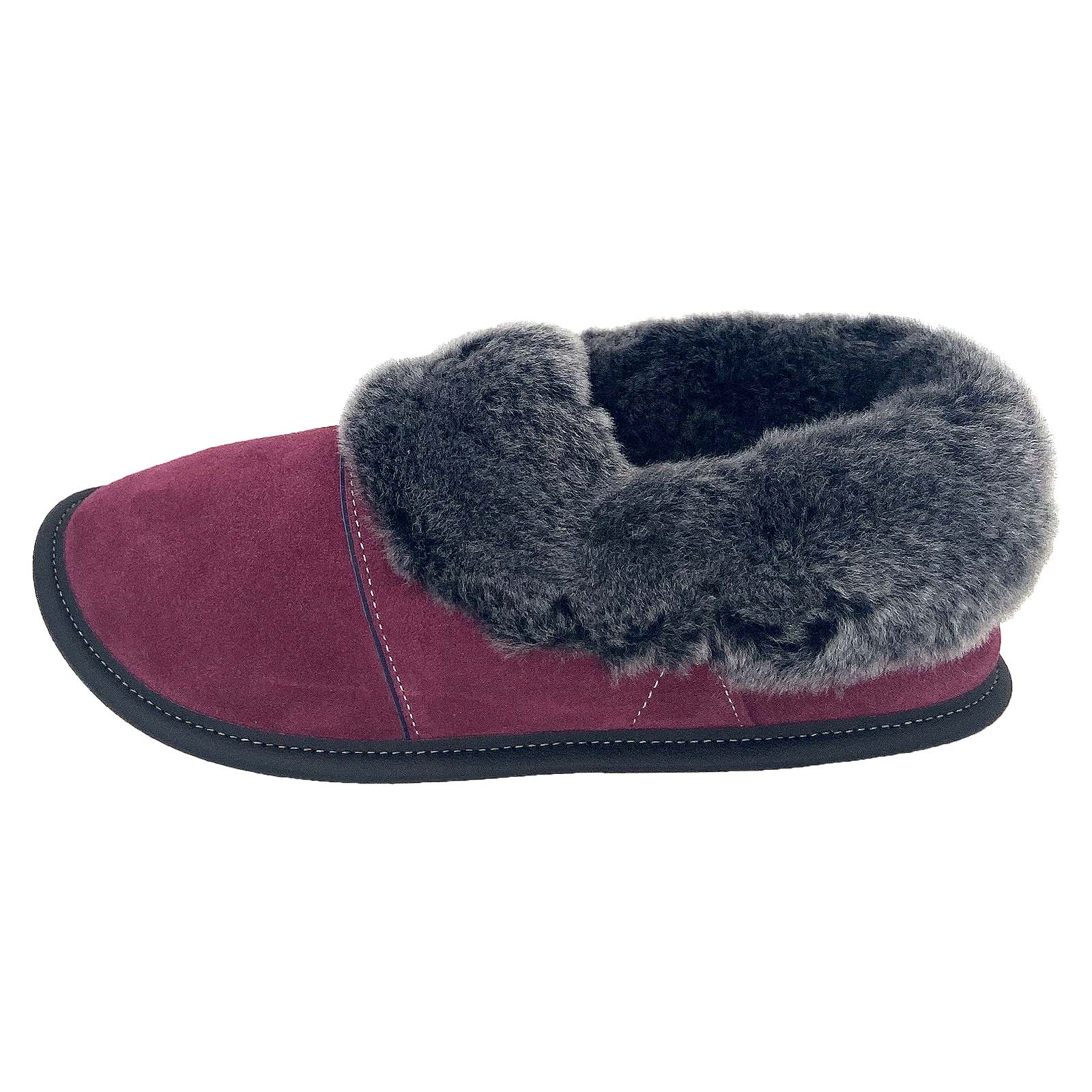 Cozy Women's Low Cut Sheepskin Slippers - Soft Indoor/Outdoor House Shoes for Winter Comfort & Warmth - Perfect for Home, Lounge & Relaxation