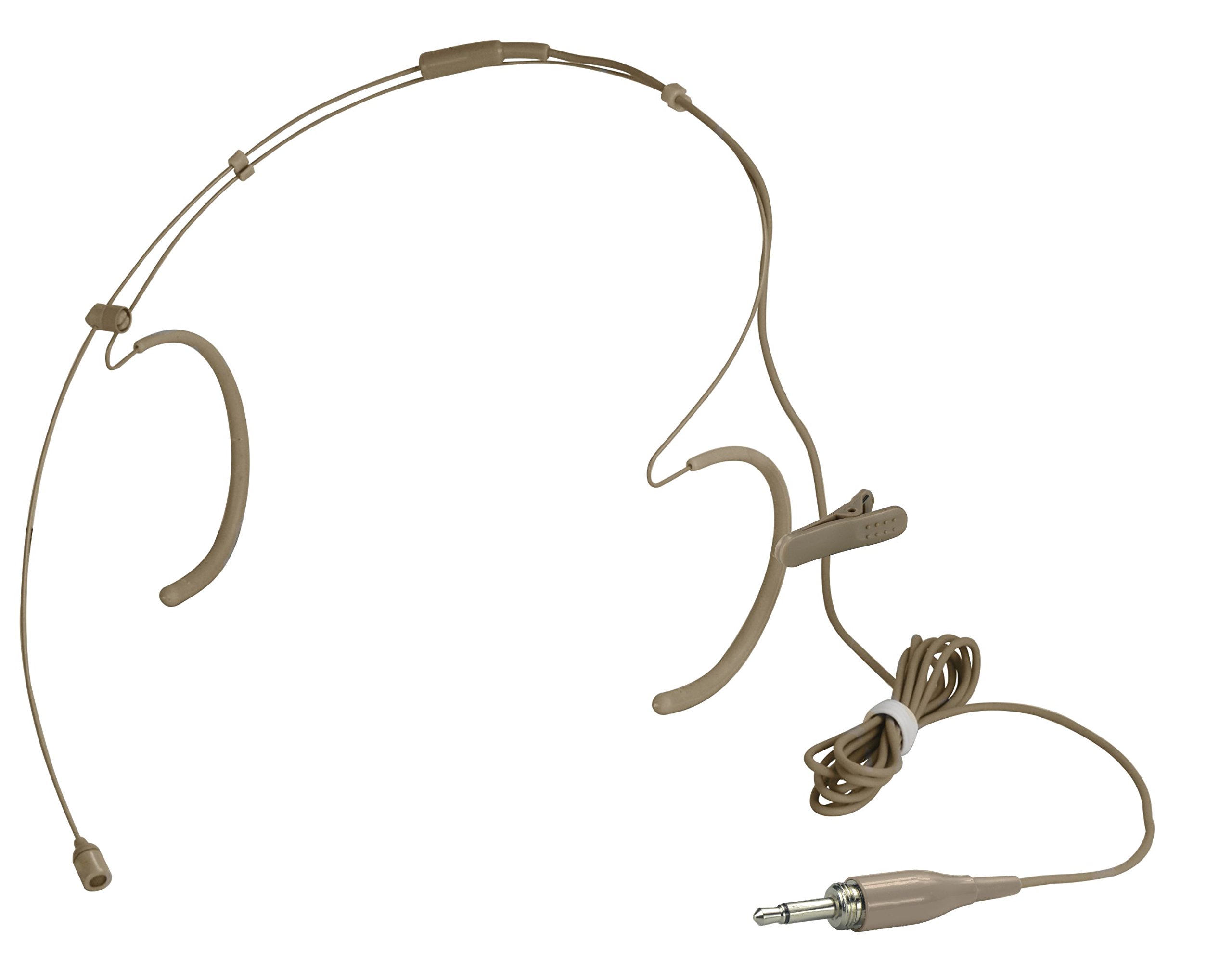 HEIMU Double Earhook Wired Headset with Boom Omnidirectional Microphone - 3.5mm & 1/4