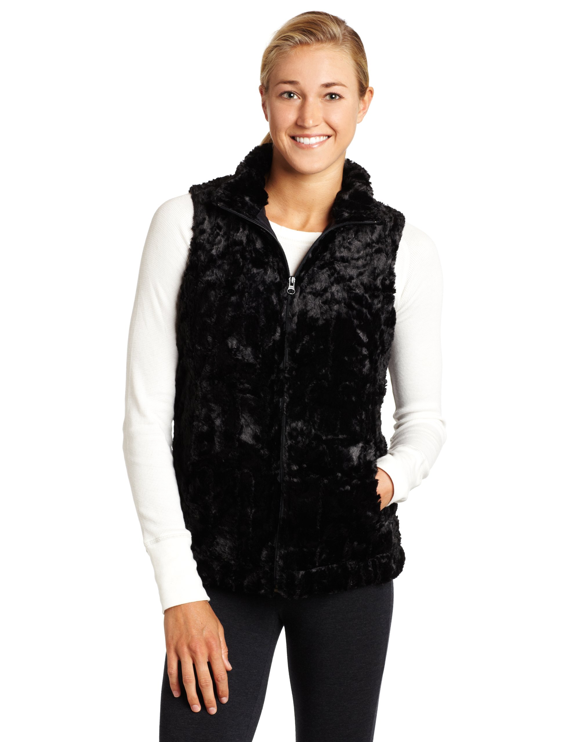 Snow Angel Women's Minx Vest - Black, Small | Lightweight Winter Puffer Jacket for Outdoor Activities & Casual Wear