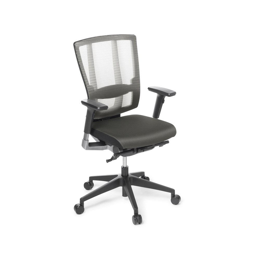 Ergonomic Cloud Mesh Back Office Chair - Adjustable Height & Lumbar Support for Home & Office Workspaces