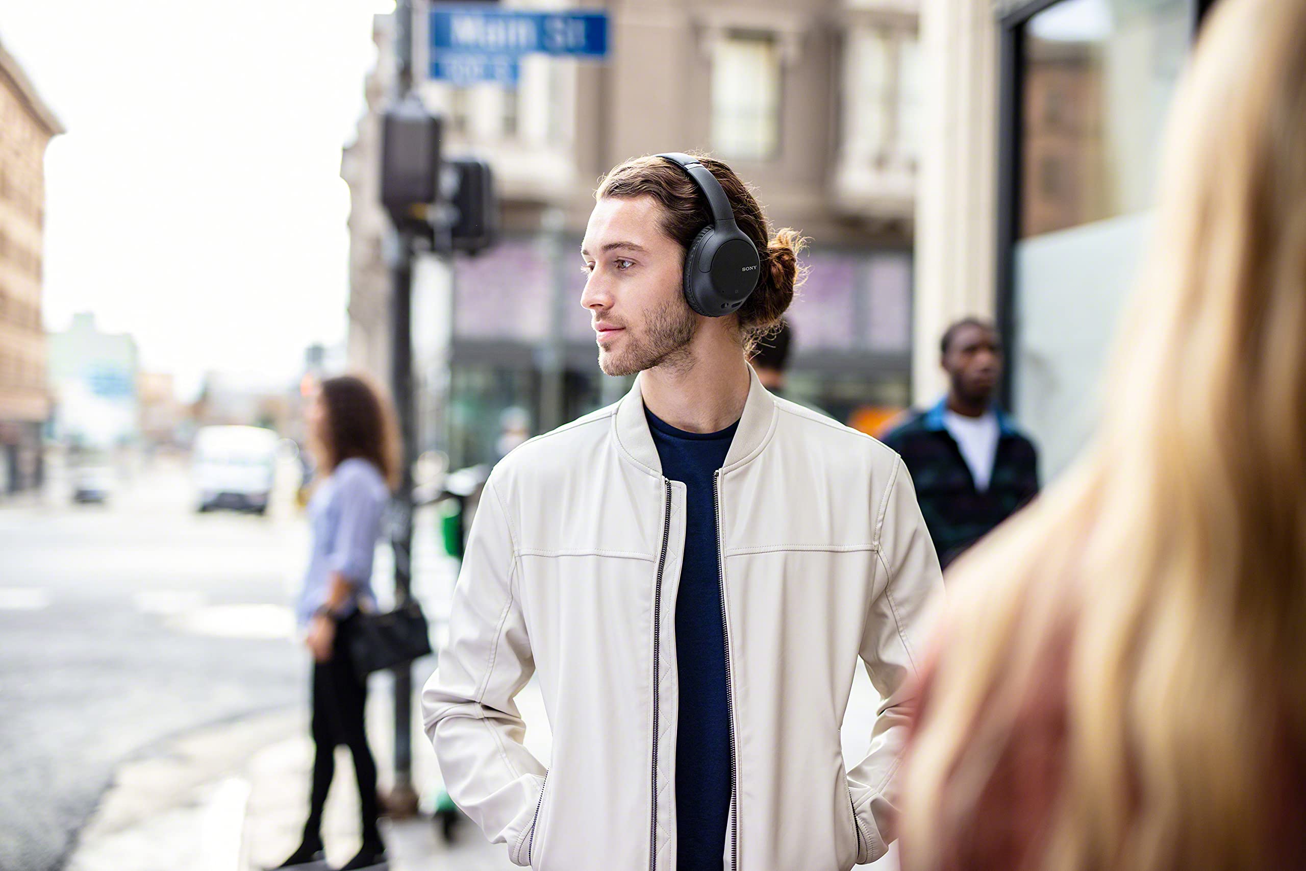 Sony WH-CH710N Wireless Bluetooth Noise Canceling Over-Ear Headphones with Built-in Mic, Alexa Voice Control & 35H Battery - Perfect for Travel, Work & Phone Calls (Black)