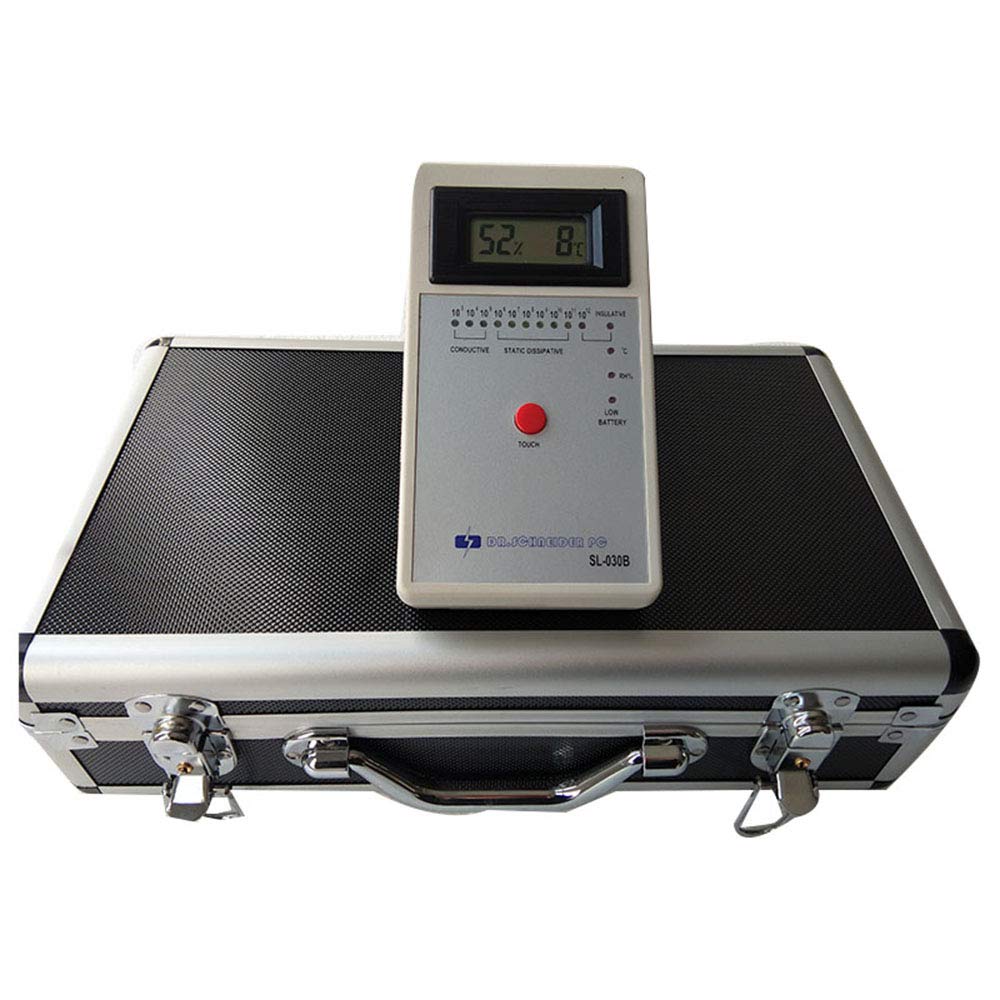 Digital Heavy Hammer Surface Resistance Tester - High Precision Capacitance Meter & Resistor for Electronics, PCB Testing & Industrial Quality Control