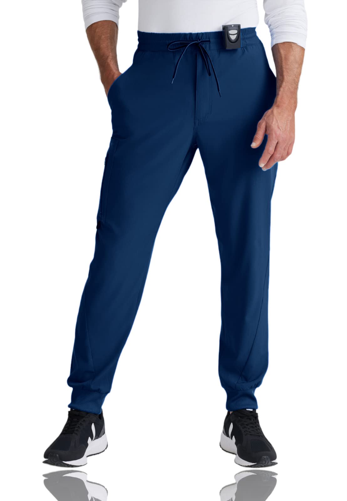 BARCO One Vortex Scrub Jogger Pants for Men - Eco-Friendly Stretch Fabric, Wrinkle-Resistant, Comfort Fit with Elastic Waist | Perfect for Medical Professionals, Nurses & Healthcare Workers