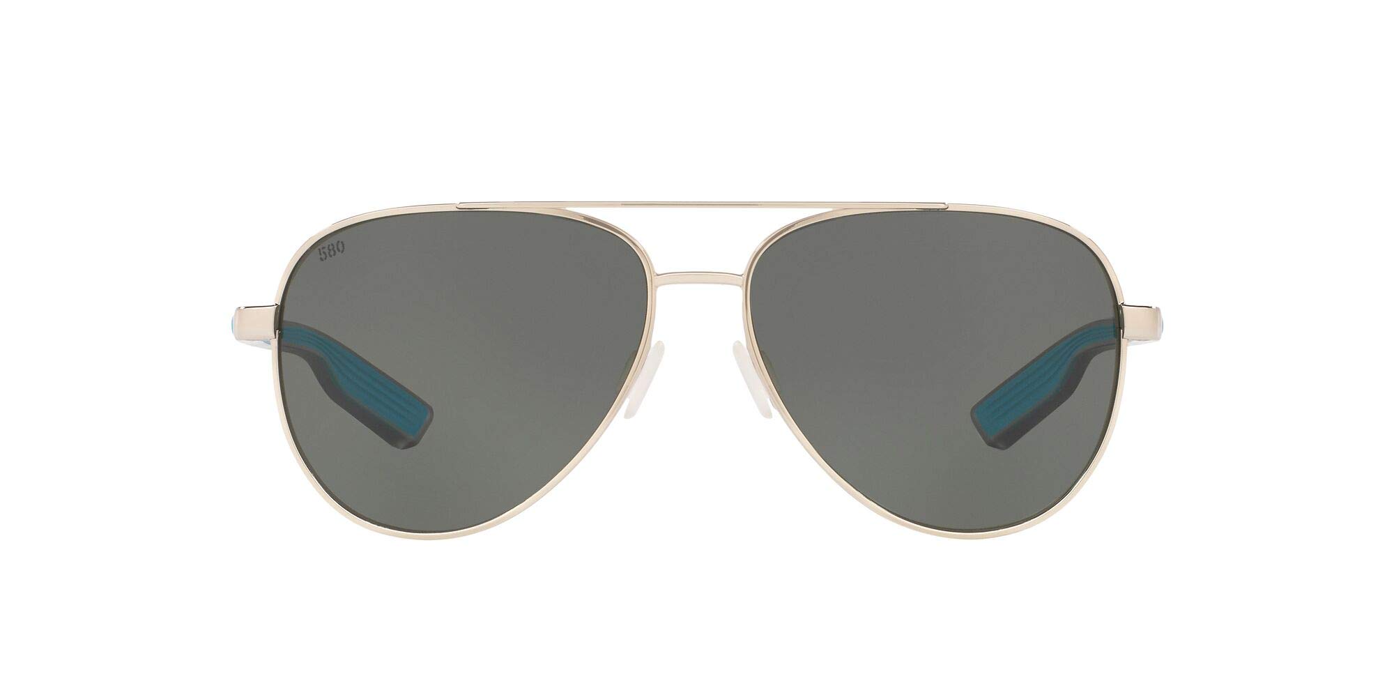Costa Del Mar Men's Peli Aviator Sunglasses - Polarized UV Protection for Fishing, Driving & Outdoor Activities