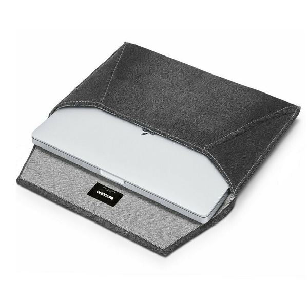 Incase Envelope Sleeve Cone Denim Laptop Case for MacBook Pro 13 inch Retina - Protective Black Neoprene Cover with Soft Lining | Perfect for Work, Travel & School (Model INMB100520 BLK)