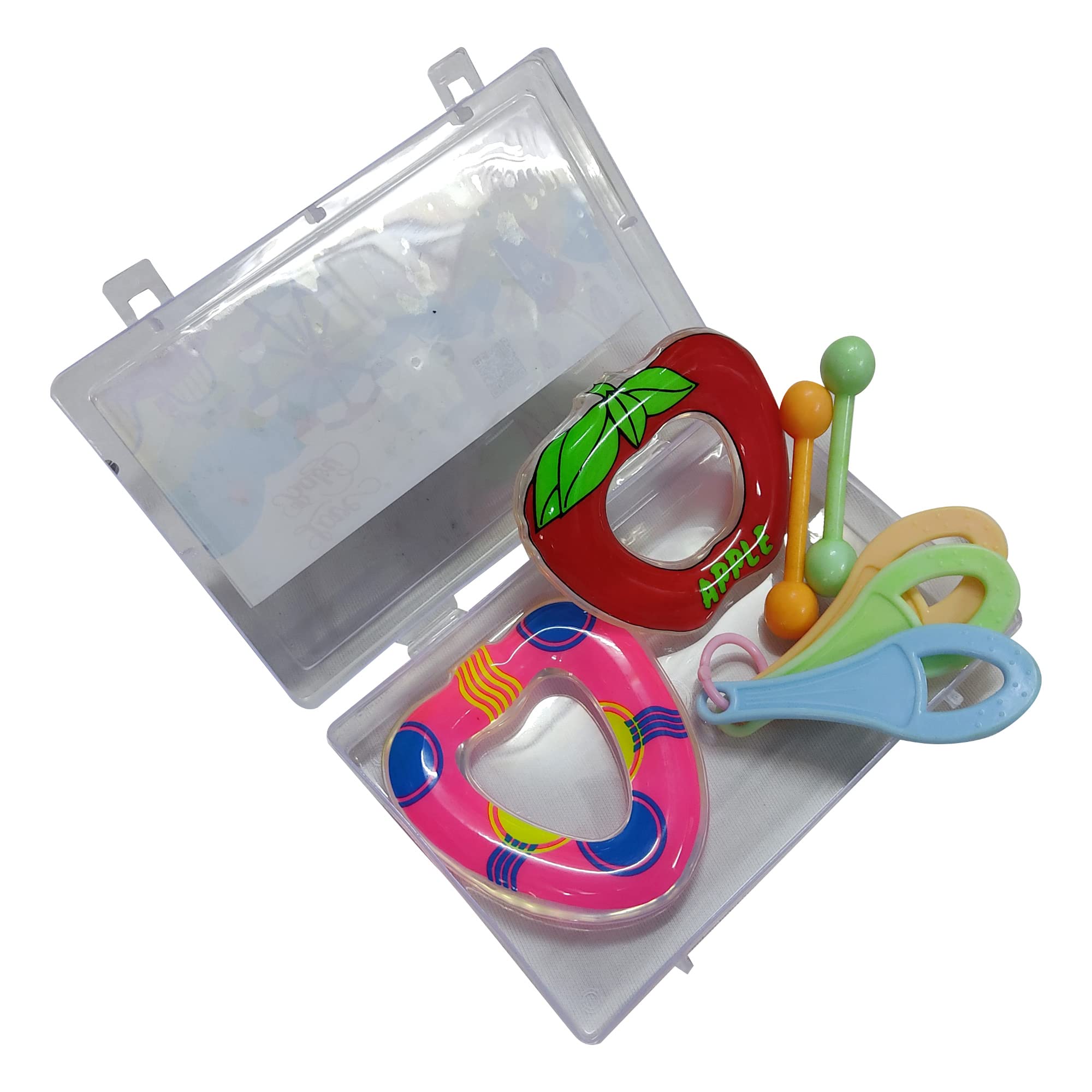 Baby Circus Water Teether Set for Infants & Newborns - BPA-Free, Soothing Gum Relief (Multicolor) | Perfect for Teething Pain Relief & Early Sensory Development