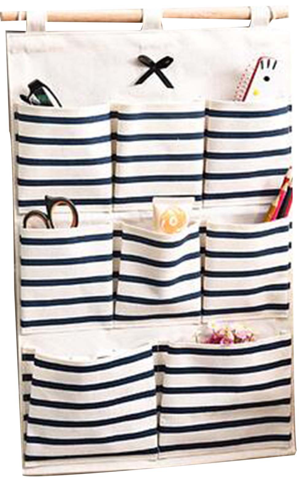Black Temptation Multi-Layer Hanging Storage Bag with 8 Pockets - Perfect for Organizing Closets, Bathrooms, and Kids' Rooms