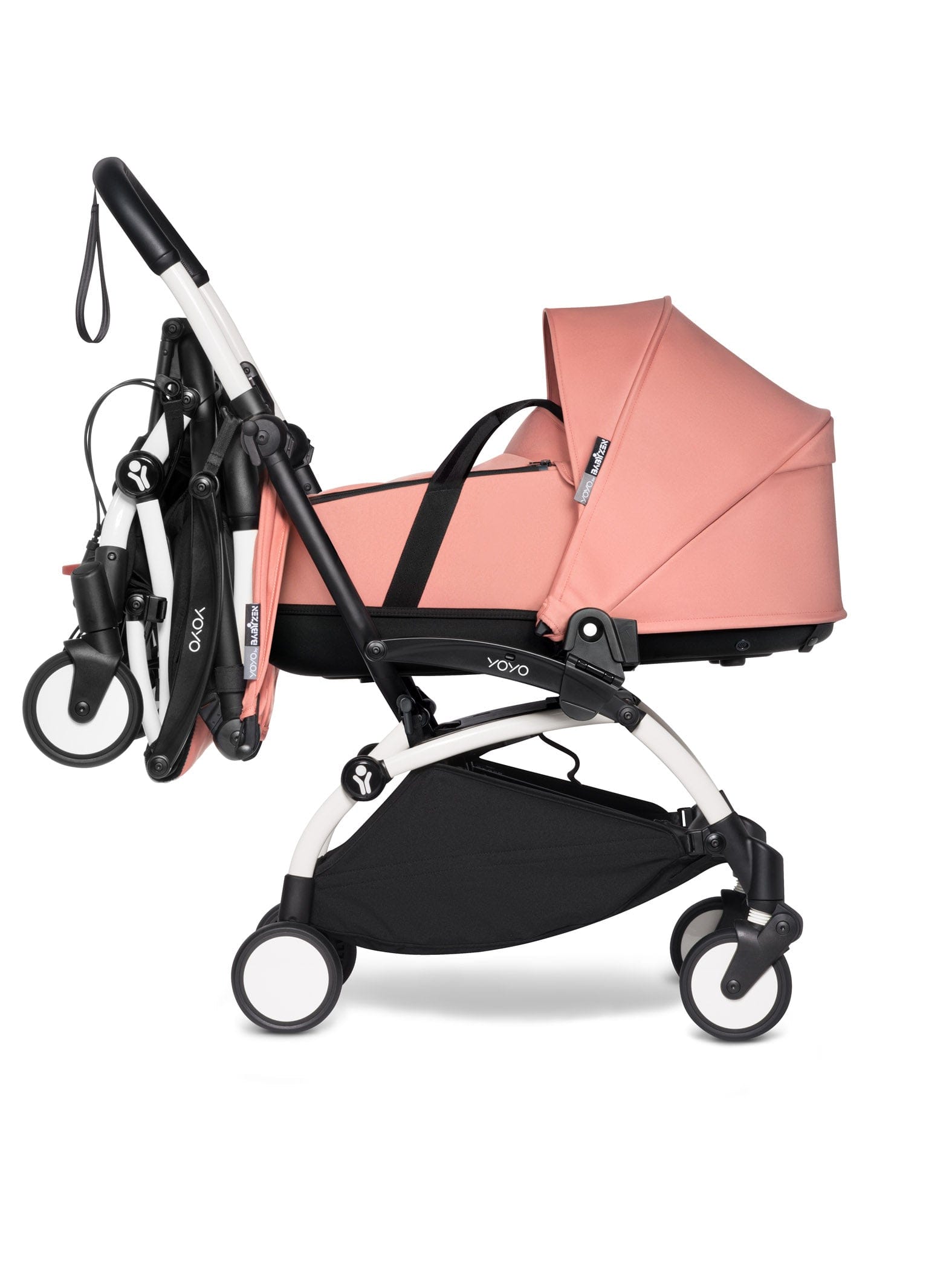Stokke YOYO 3 Double Stroller with Bassinet & Toddler Seat - Lightweight Compact Travel Stroller for Twins or Siblings (Ages 0-4) | Perfect for City Walks, Air Travel & Everyday Use
