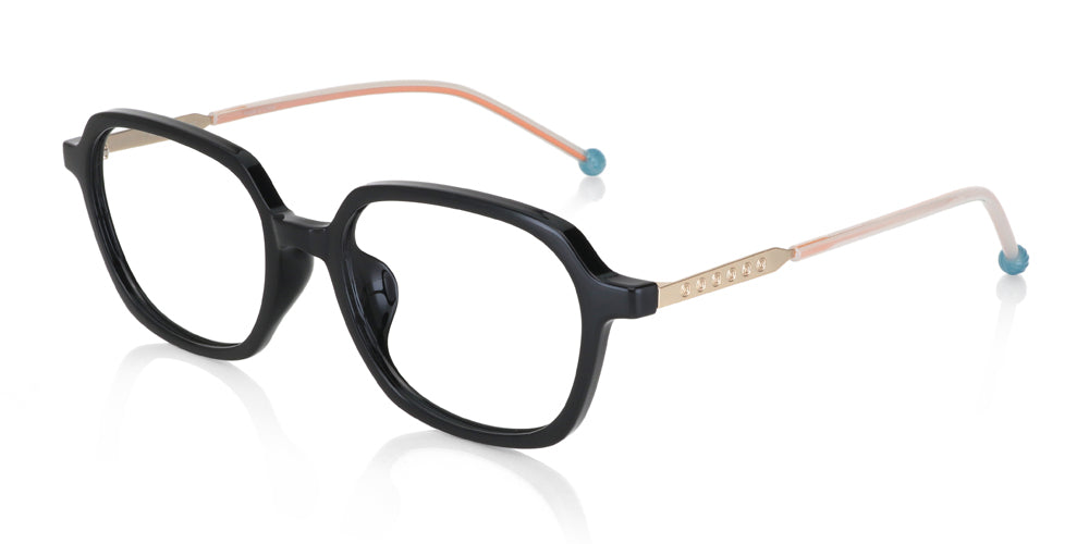 JINS x NARUTO Anime Eyeglasses - Black Naruto Model - Perfect for Cosplay, Anime Conventions & Daily Wear
