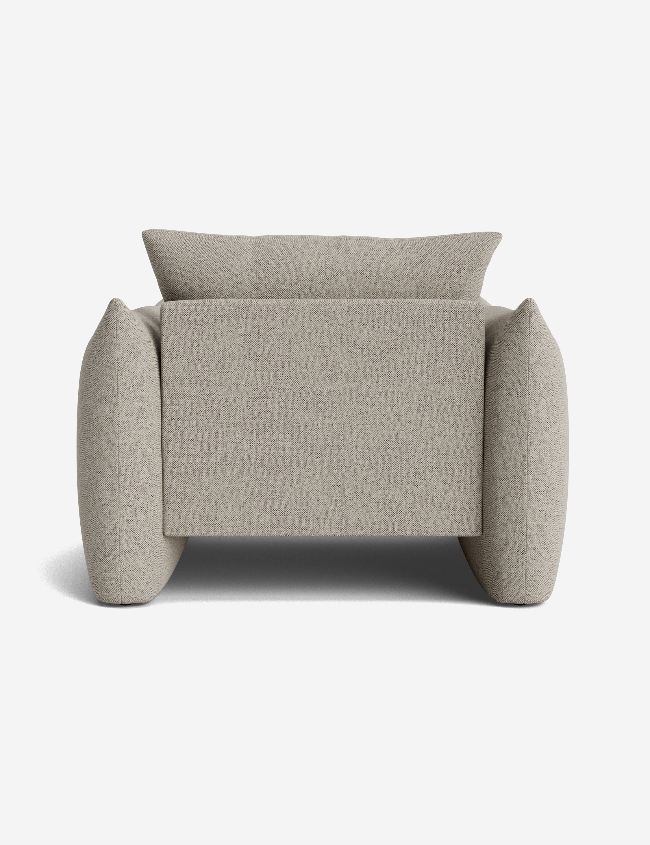 Stylish Banks Accent Chair - Modern Upholstered Lounge Chair for Living Room, Bedroom & Office - Comfortable Reading Chair with Sturdy Wooden Legs