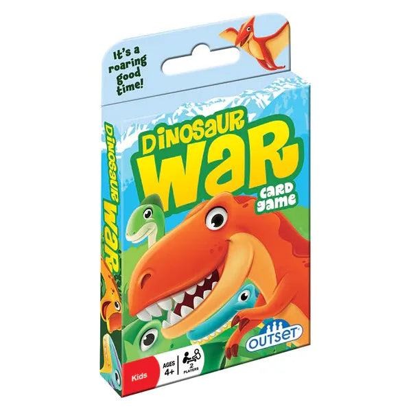 Dinosaur War Card Game - Epic Dinosaur Battle Trading Card Game for Kids & Adults | Perfect for Family Game Night, Birthday Parties & Classroom Activities