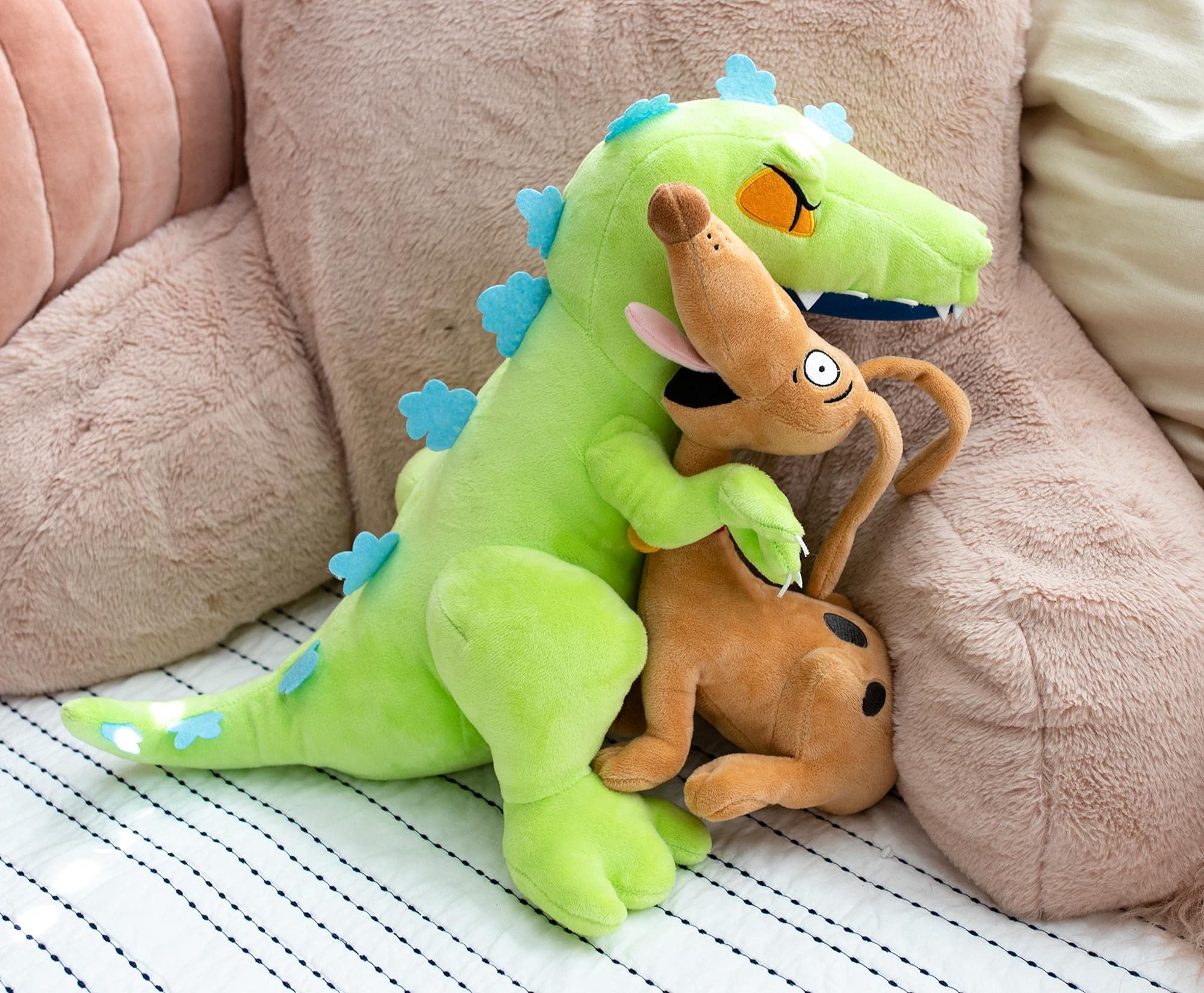 Nickelodeon Rugrats Spike 12-Inch Plush Toy - Soft Brown Stuffed Animal Dog, Cute Cartoon Character Collectible Gift for Kids & Fans | Perfect for Bedroom Decor, Nursery Accessories, Birthday Presents & TV Show Memorabilia