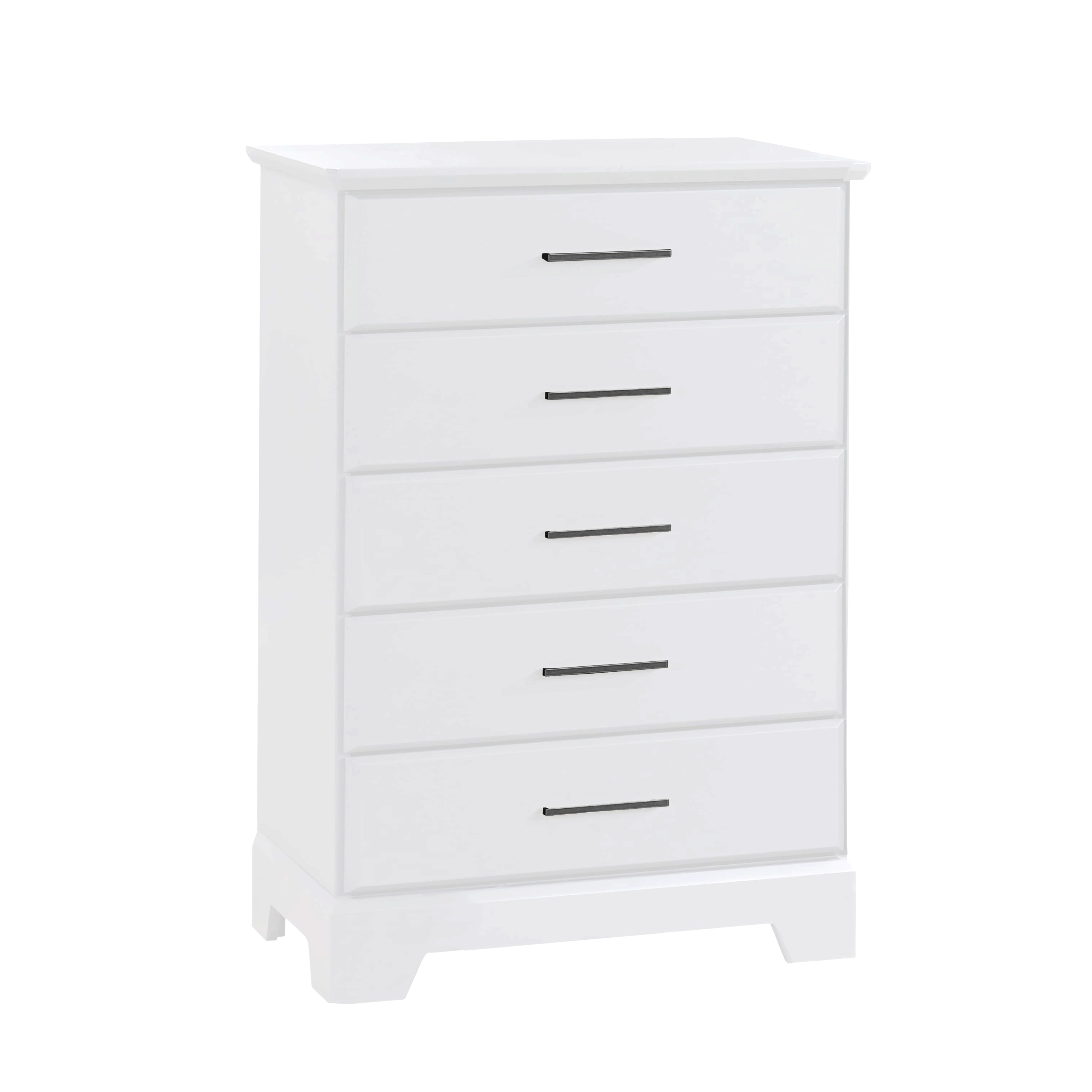 Natart Taylor 5 Drawer Dresser - Solid Wood Bedroom Chest, Modern Storage Organizer for Clothes & Accessories | Perfect for Master Bedroom, Guest Room & Nursery Organization