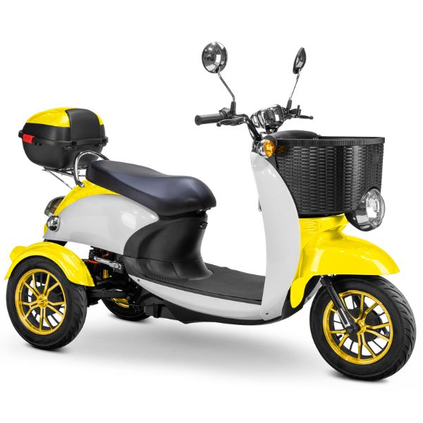 Premium Supreme 3-Wheel Mobility Scooter for Adults - Lightweight Electric Scooter with Long Battery Life - Ideal for Shopping, Travel & Outdoor Activities