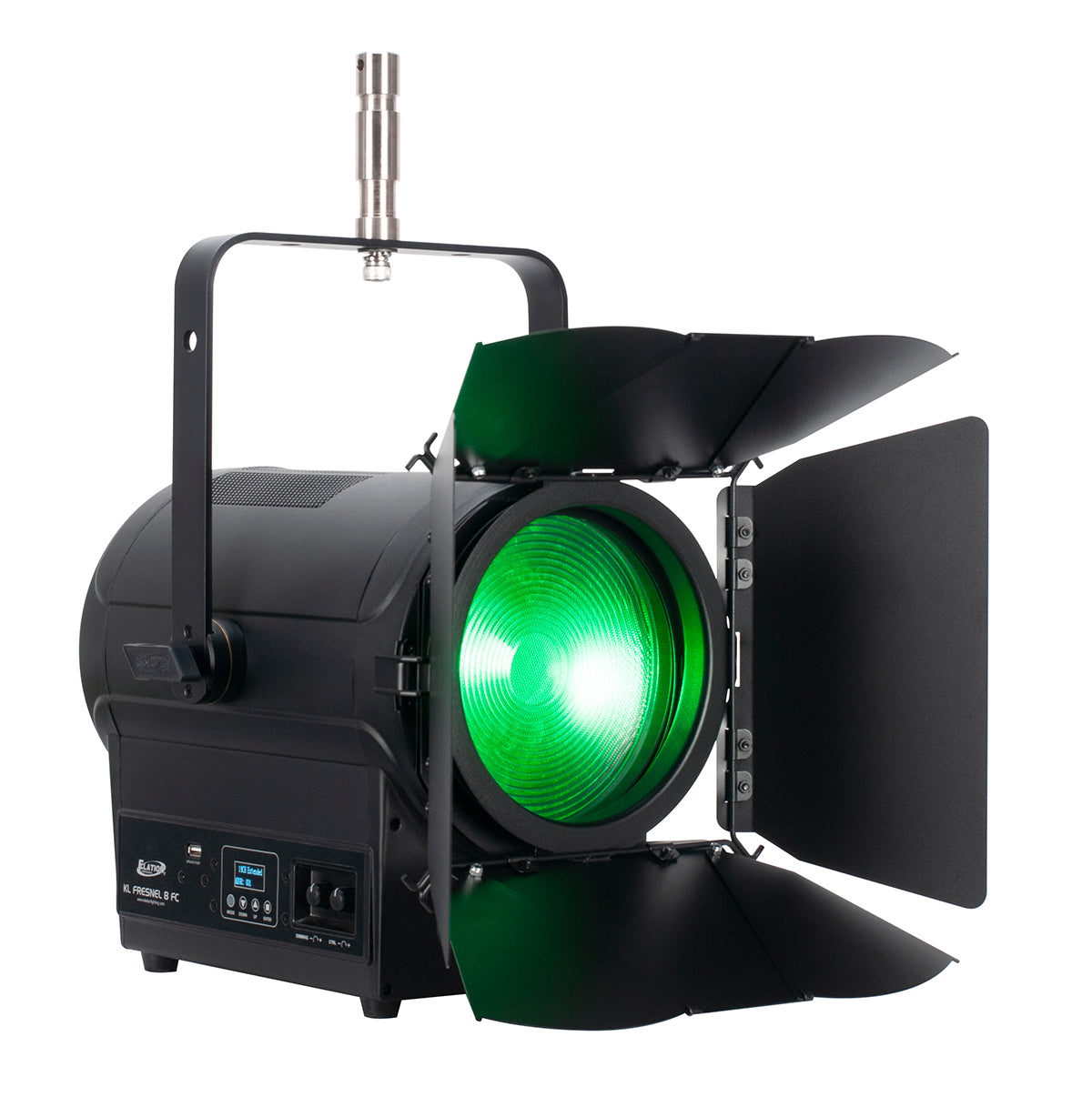 Kl Fresnel 8 FC LED Video Light - Professional Studio Lighting for Photography, Videography, YouTube & Live Streaming - Dimmable Continuous Lighting with Adjustable Stand