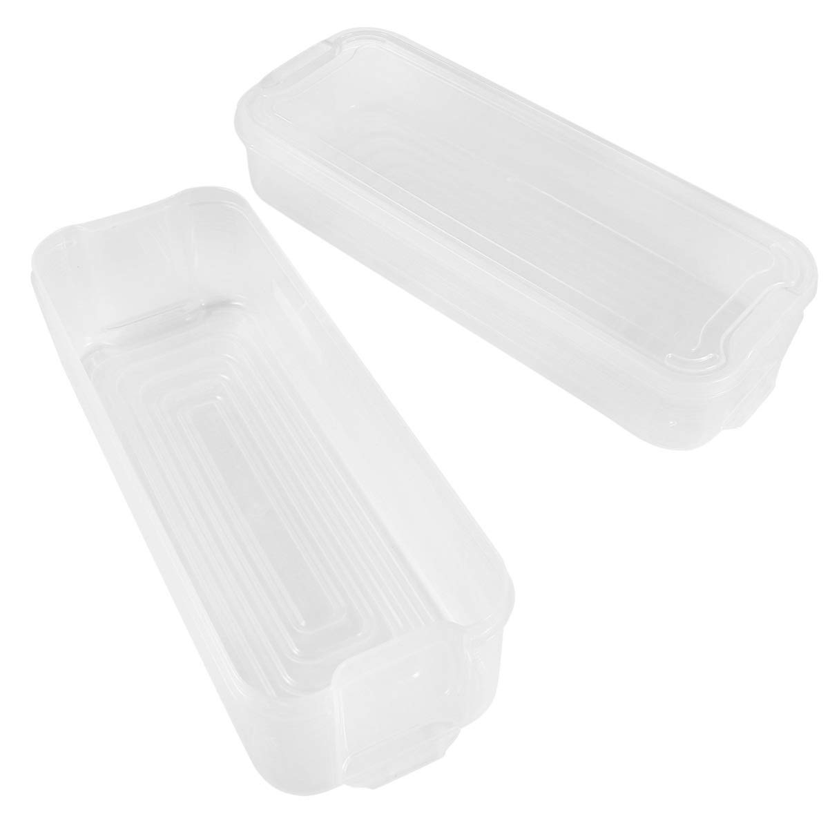 Hemoton 2-Layer Plastic Food Storage Containers for Vegetables, Meat, Fruits | Freezer & Refrigerator Safe | Airtight Freshness Lock | Perfect for Meal Prep, Leftovers & Grocery Organization